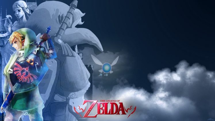 Link, Princess Zelda, The Legend of Zelda, Nintendo, Master Sword, Hylian Shield HD Wallpaper Desktop Background