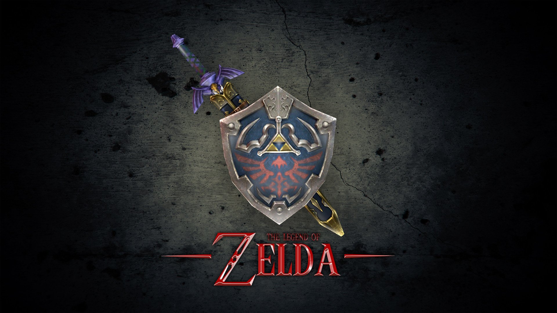 The Legend of Zelda, Nintendo, Master Sword, Hylian Shield Wallpaper