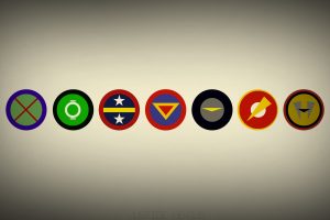 Wonder Woman, Aquaman, Green Lantern, Martian Manhunter, Justice League, Batman, The Flash, Superman, DC Comics, Superhero, Logo