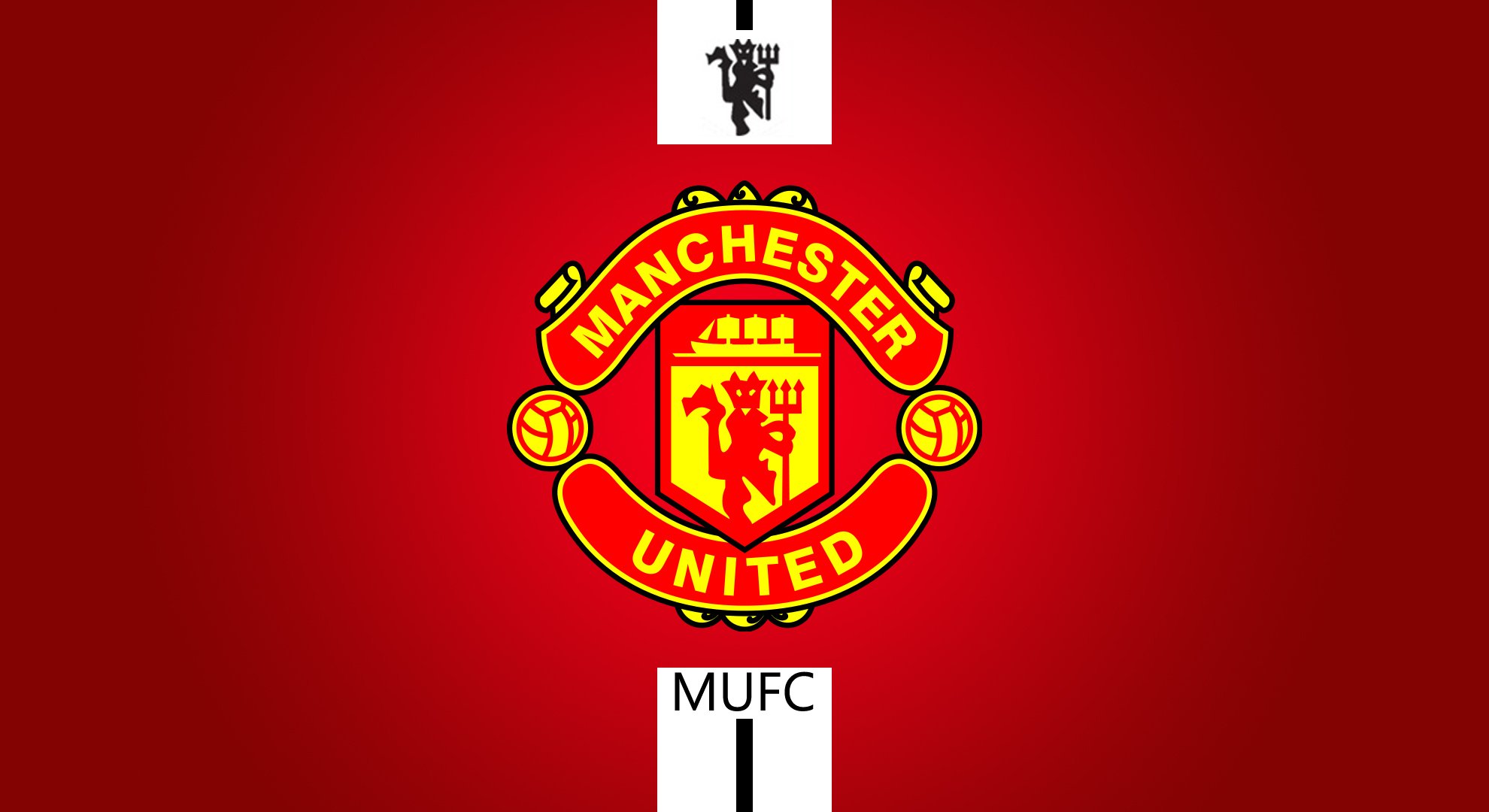 Manchester United, Soccer, Soccer clubs, Sport, Sports, Red, Devils, Logo Wallpaper