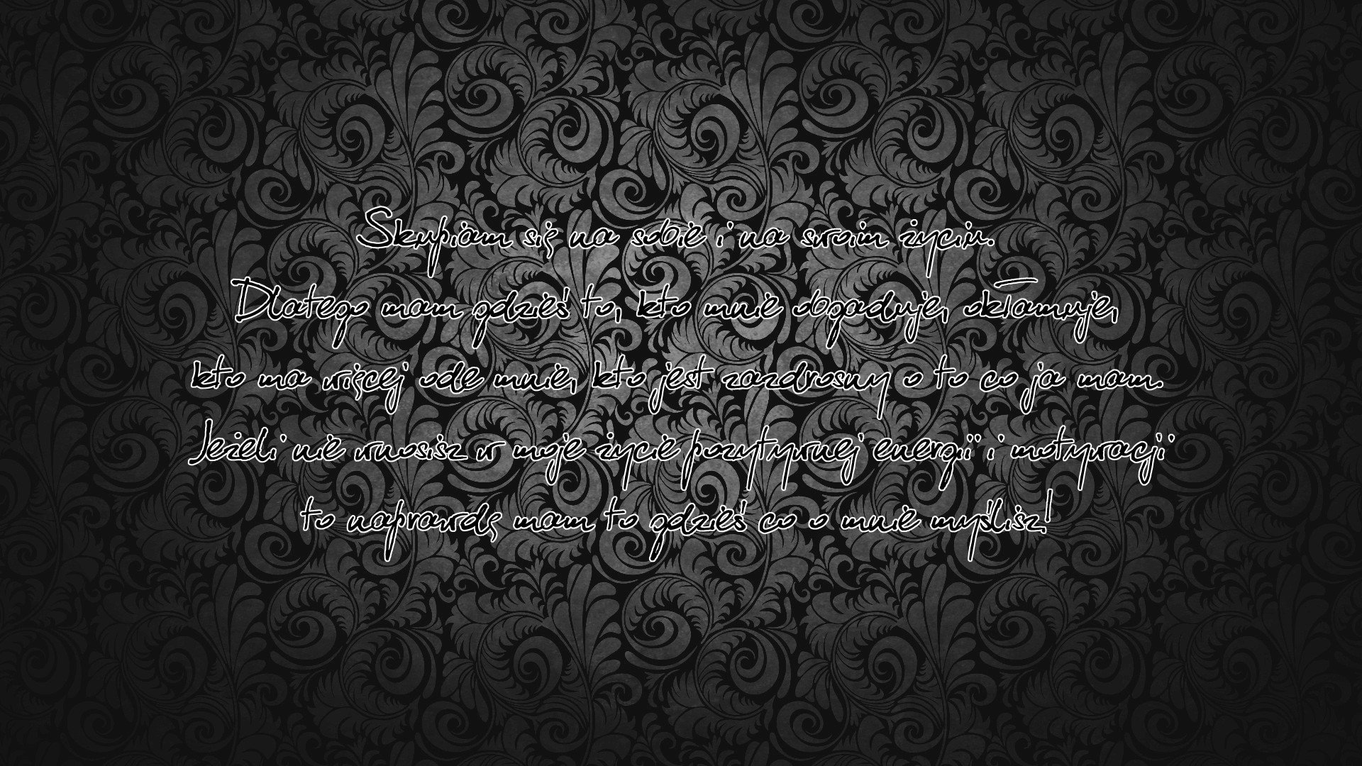 Polish, Quote, Text Wallpaper