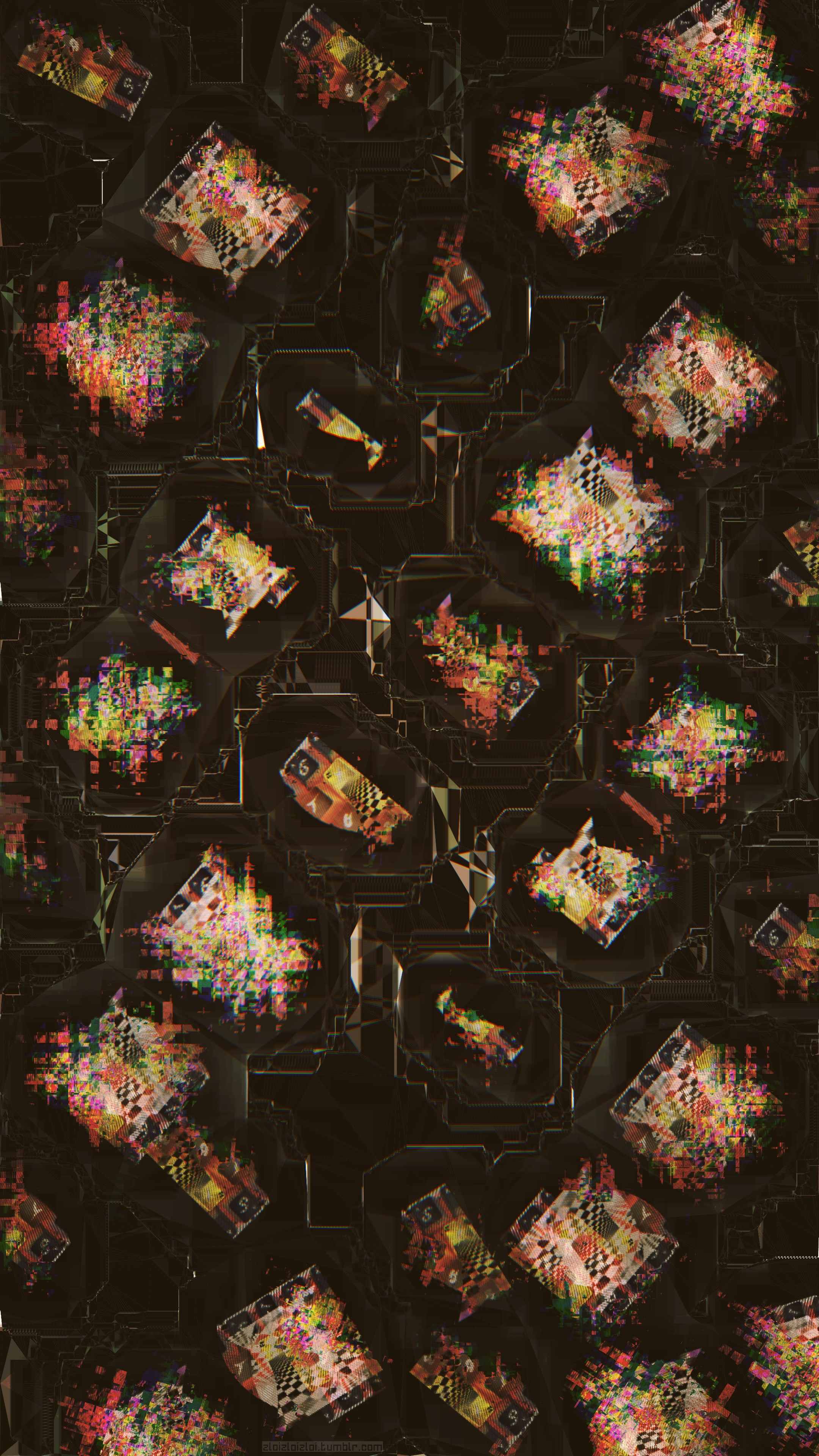 glitch art, Abstract Wallpaper