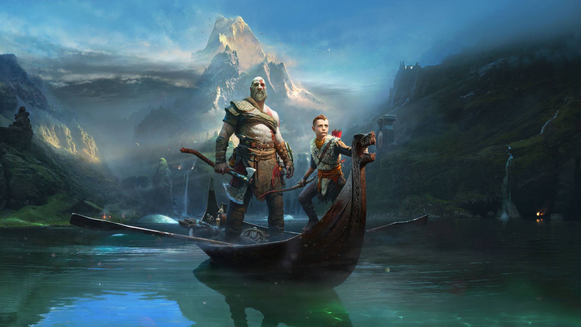 Kratos, God of War, Sony, PlayStation 4 Wallpapers HD / Desktop and