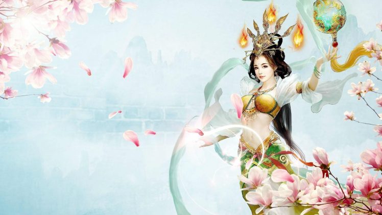 fantasy art, Fantasy girl, Xianxia HD Wallpaper Desktop Background