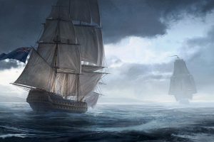 sailing ship, Painting