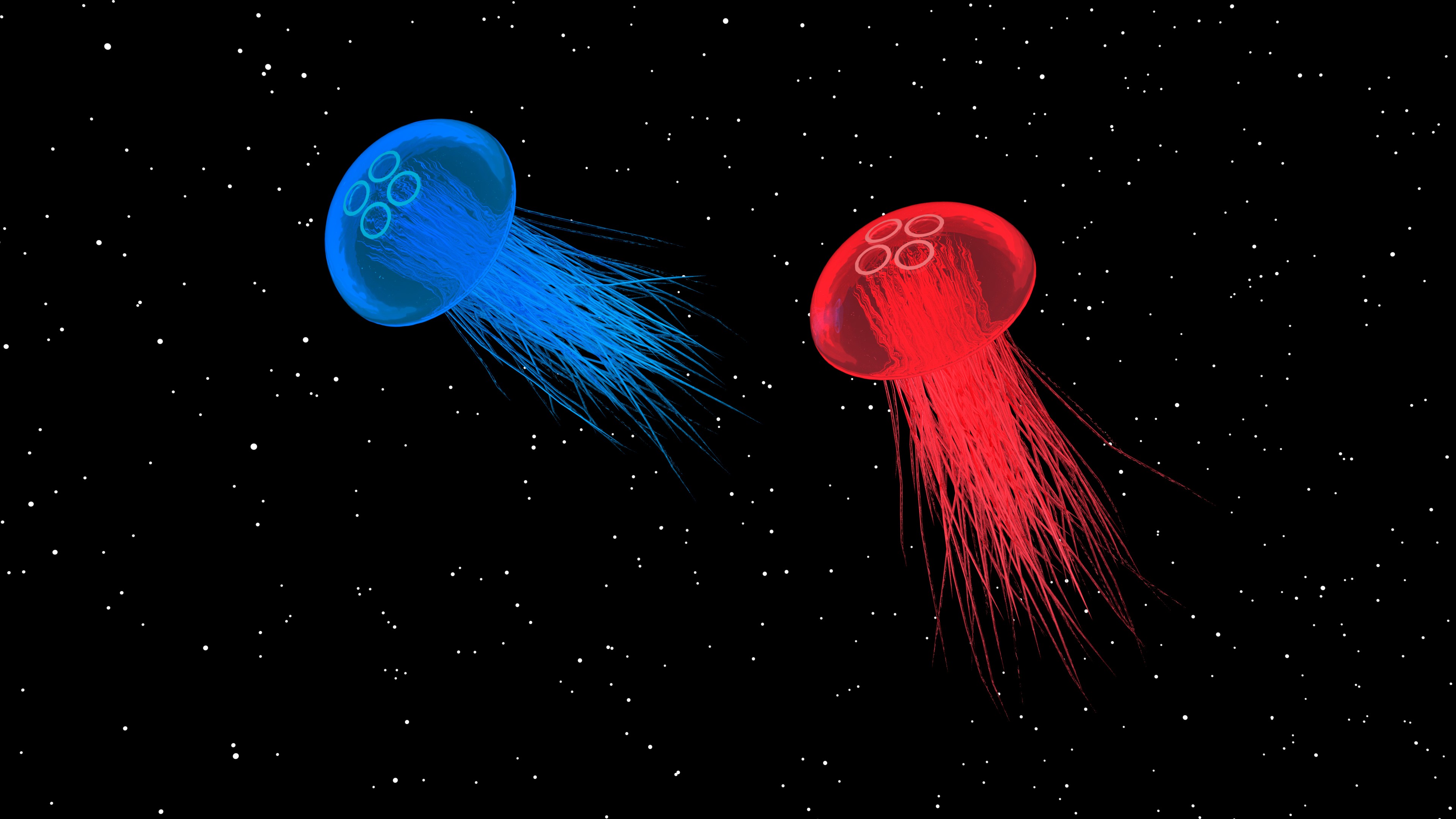 jellyfish, Space Wallpaper