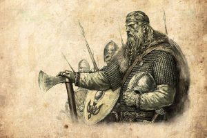 artwork, Vikings, Axe, Shield, Helmet, Mount and Blade, Video games