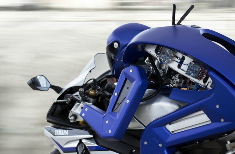 Yamaha, Motorcycle, Machine, Robot, Technology, Vehicle HD Wallpaper Desktop Background