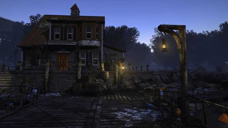 Fallout 4, Building, Night, Fallout HD Wallpaper Desktop Background