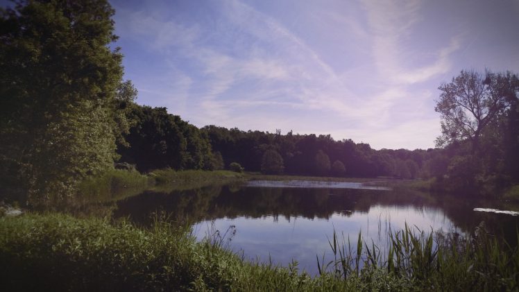 Poland, Lake, Forest, Landscape HD Wallpaper Desktop Background