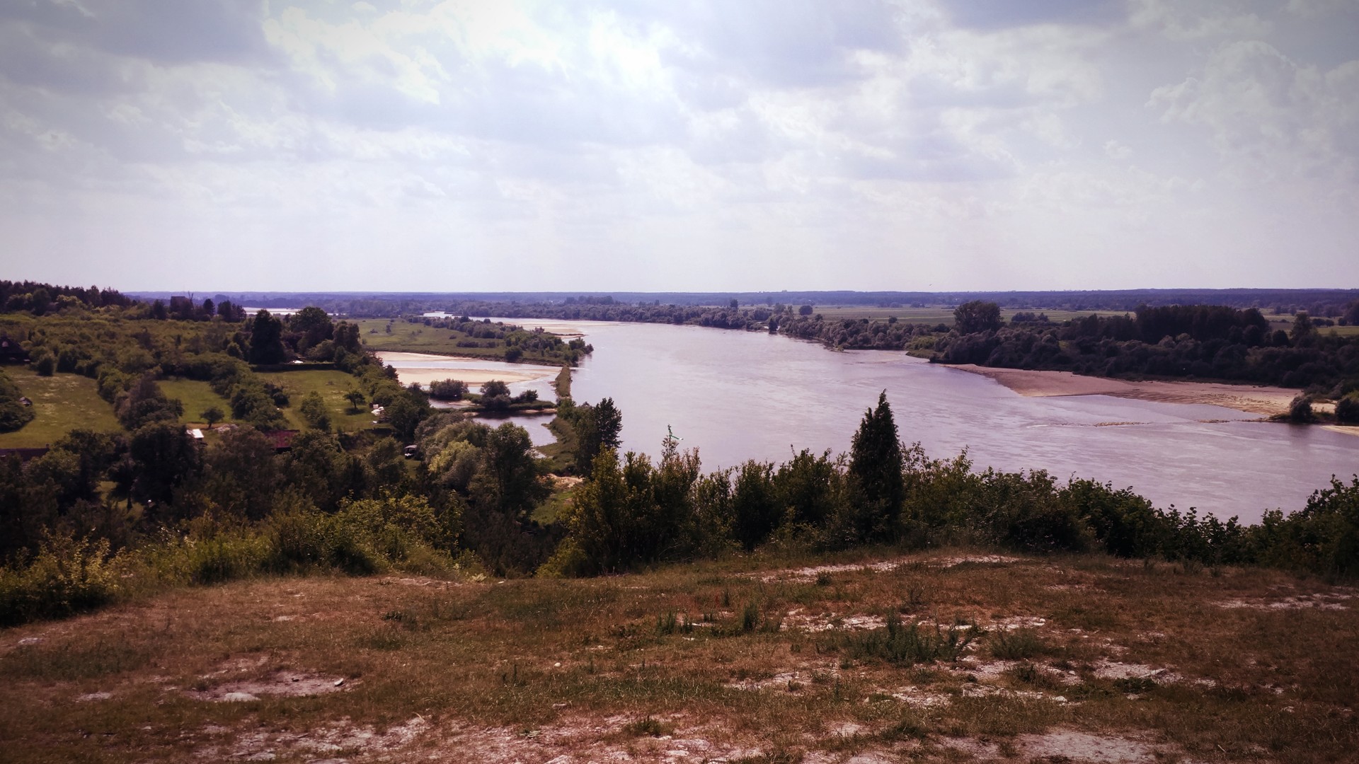 Poland, River, Vistula, Landscape Wallpaper