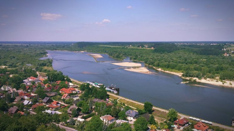 Poland, River, Vistula, Town, Landscape HD Wallpaper Desktop Background