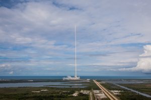 SpaceX, Rocket, Long exposure, Clouds, Smoke