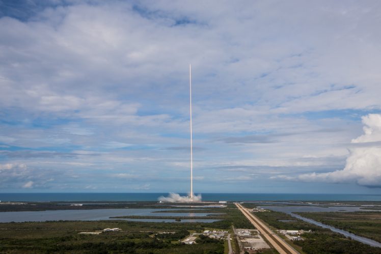 SpaceX, Rocket, Long exposure, Clouds, Smoke HD Wallpaper Desktop Background