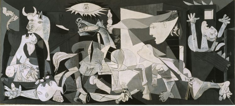 Pablo Picasso, Guernica, Cubism, Classic art HD Wallpaper Desktop Background