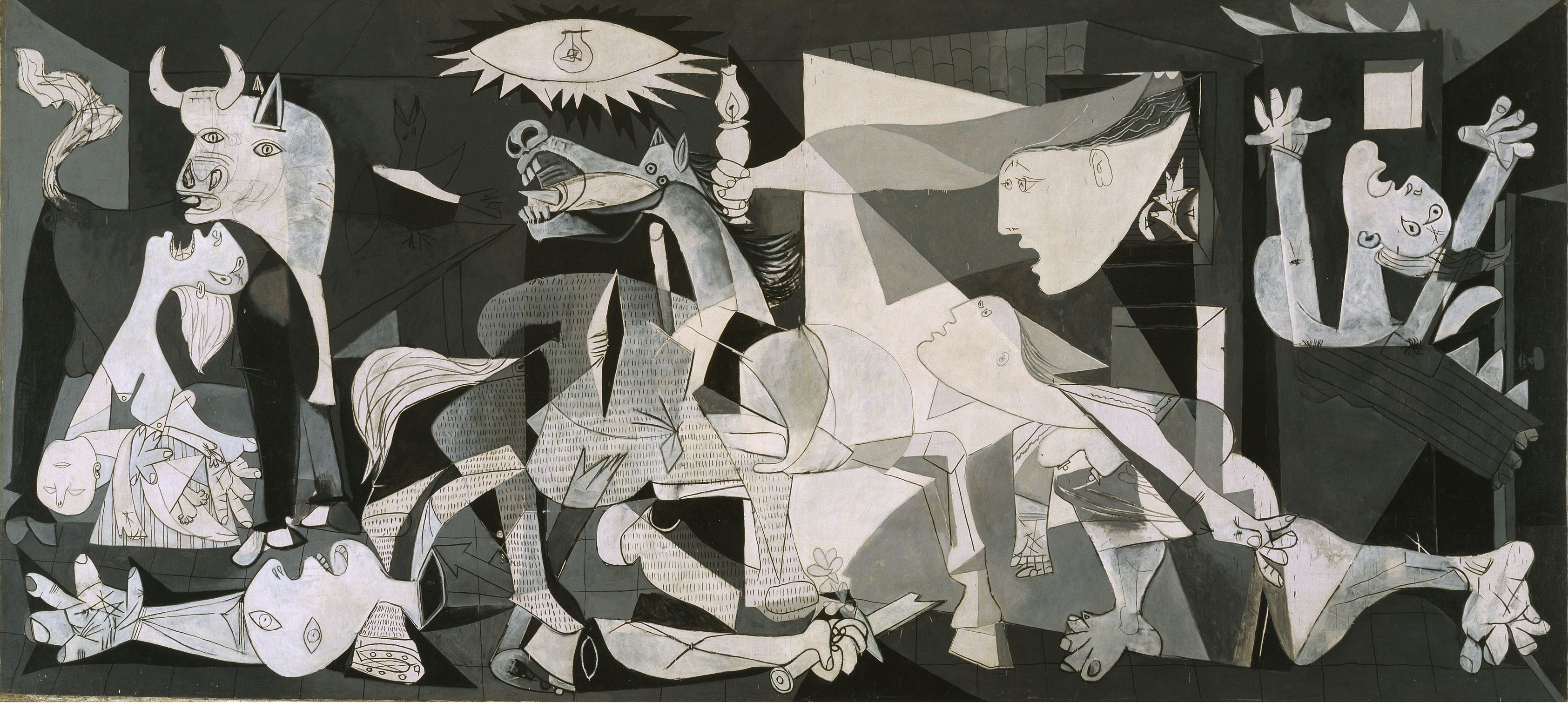 Pablo Picasso, Guernica, Cubism, Classic art Wallpaper