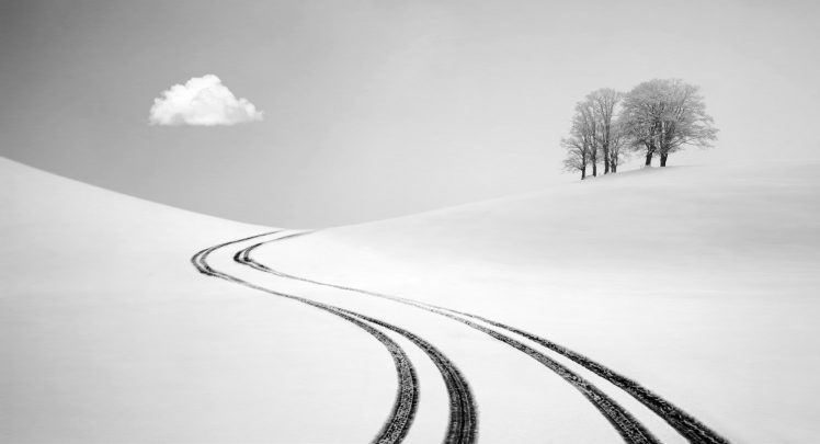 Nikos Bantouvakis, Winter, Landscape, Snow, Trees, 500px HD Wallpaper Desktop Background