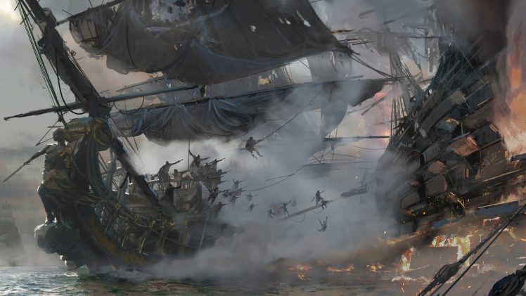 pirates, Video games, Skull & Bones, Pirate ship HD Wallpaper Desktop Background