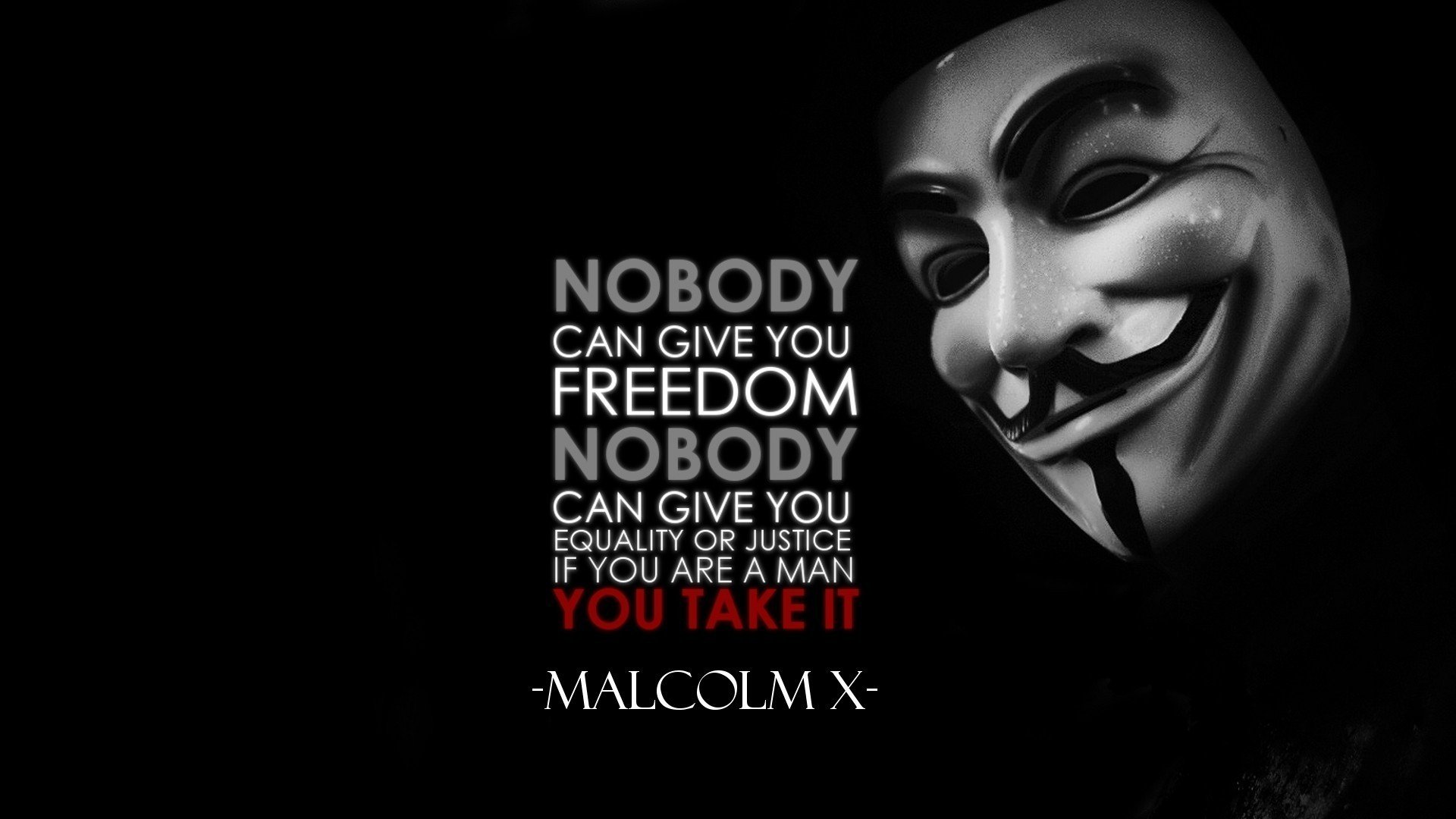 Anonymous, Quote Wallpaper