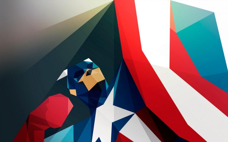 simple background, Captain America HD Wallpaper Desktop Background