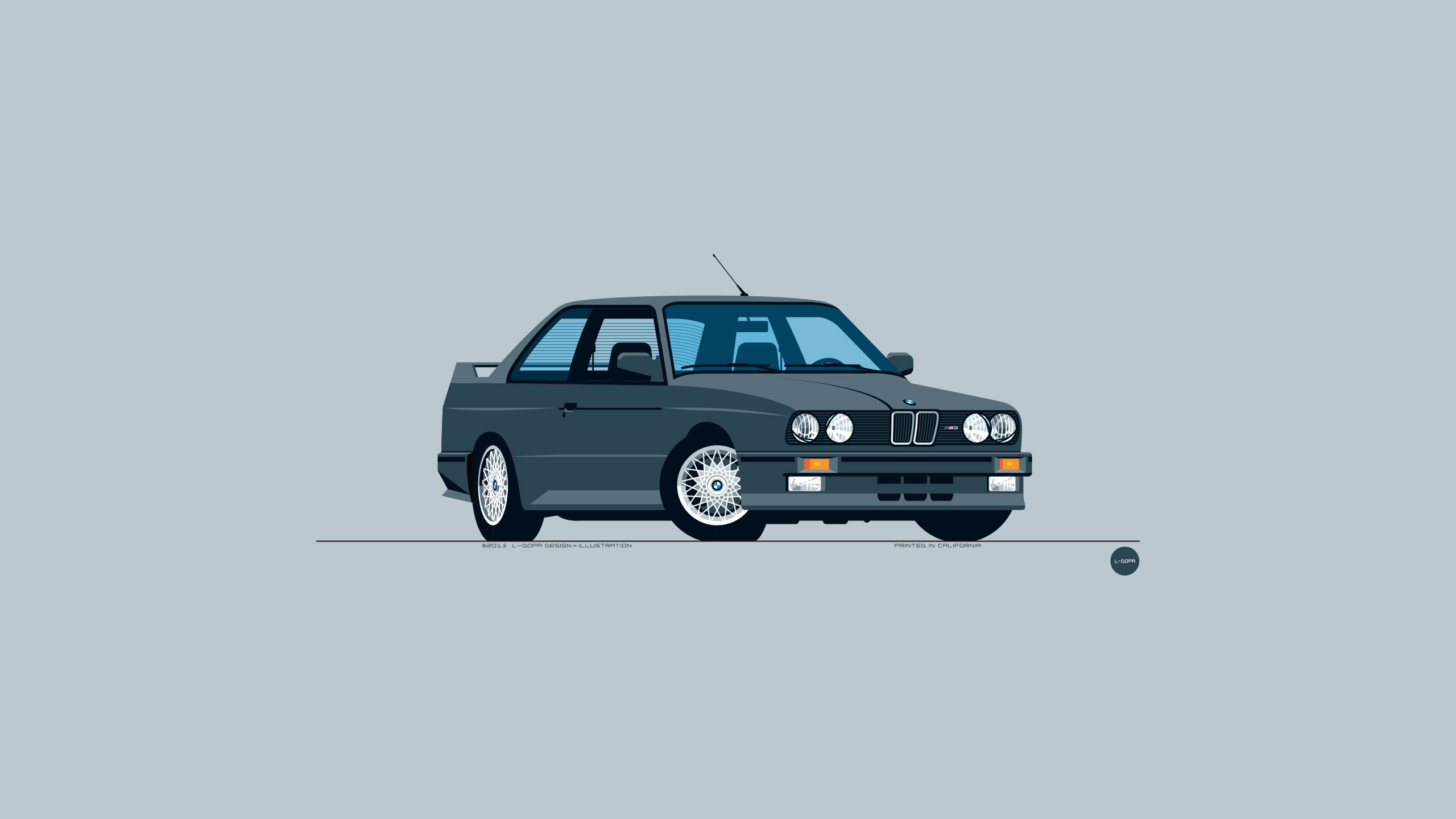BMW, Car, Minimalism, Black, Simple background, Vector, BMW M3 Wallpaper