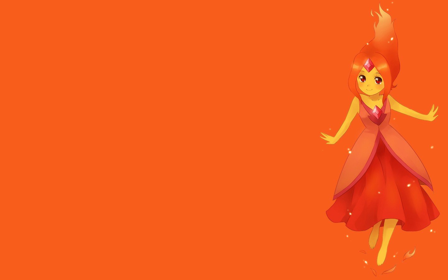 Flame Princess, Cartoon, Adventure Time Wallpaper
