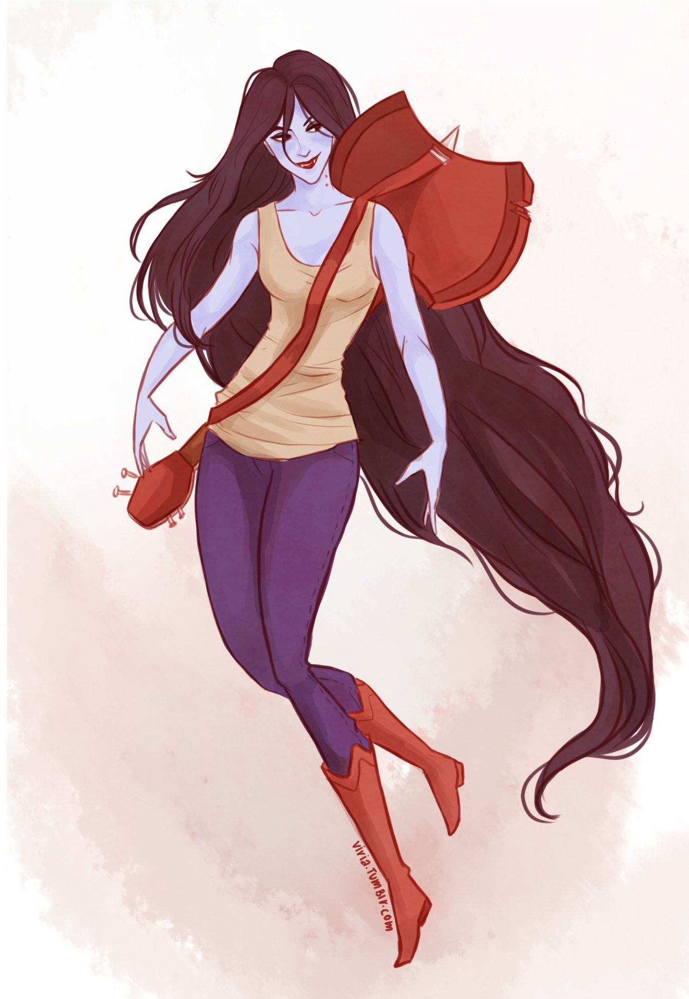 Marceline the vampire queen, Cartoon, Adventure Time Wallpaper