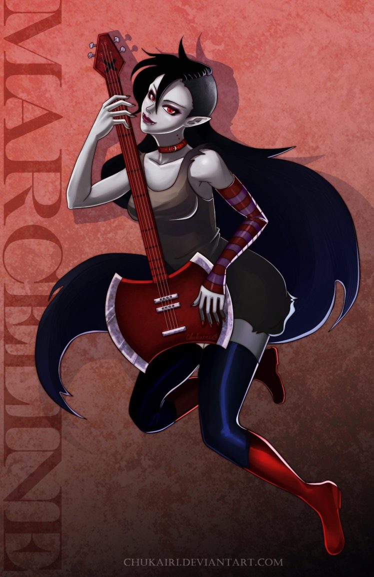 Marceline The Vampire Queen Cartoon Adventure Time Wallpapers HD 