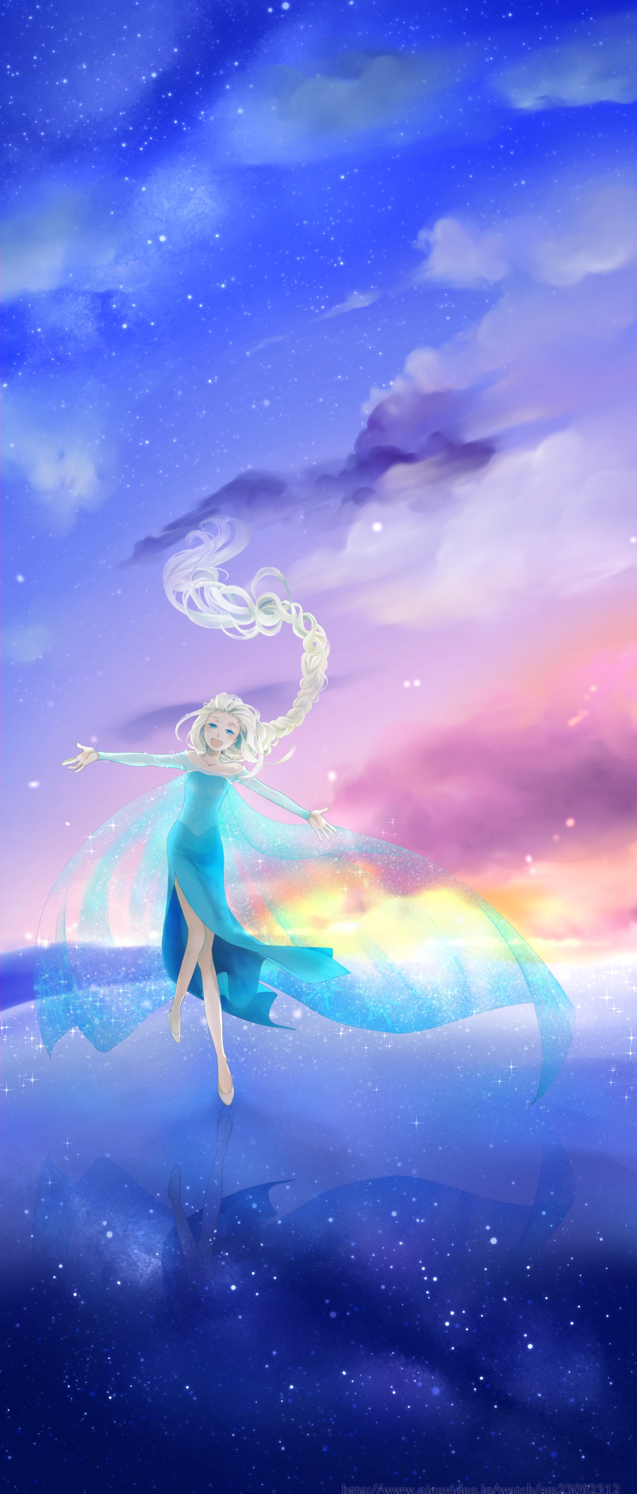 Princess Elsa, Cartoon, Frozen (movie), Fan art Wallpaper