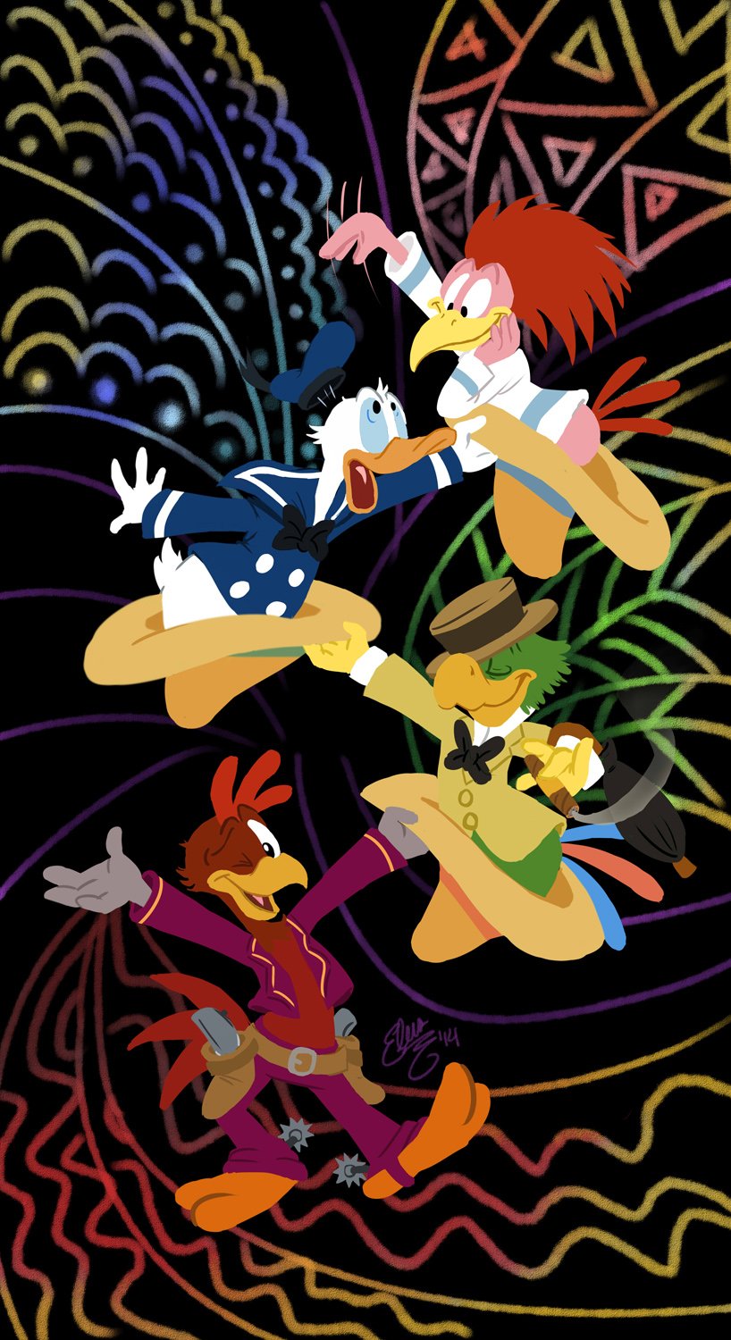 cartoon, Walt Disney, The three caballeros Wallpaper