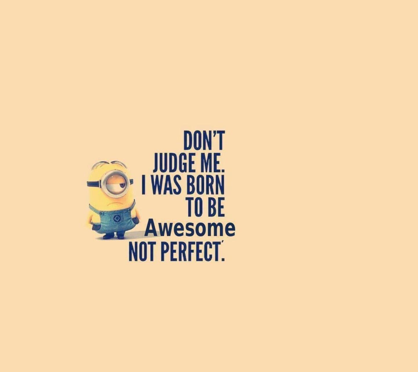 minions, Simple background, Quote Wallpaper