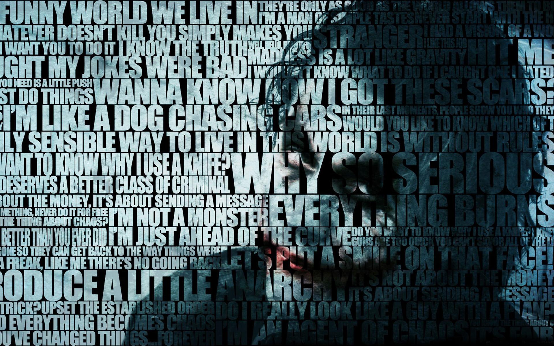 Joker, Batman, Typography Wallpapers HD / Desktop and Mobile Backgrounds
