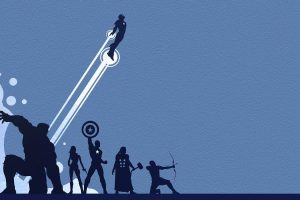 Hawkeye, Black Widow, The Avengers, Iron Man, Hulk, Thor, Captain America
