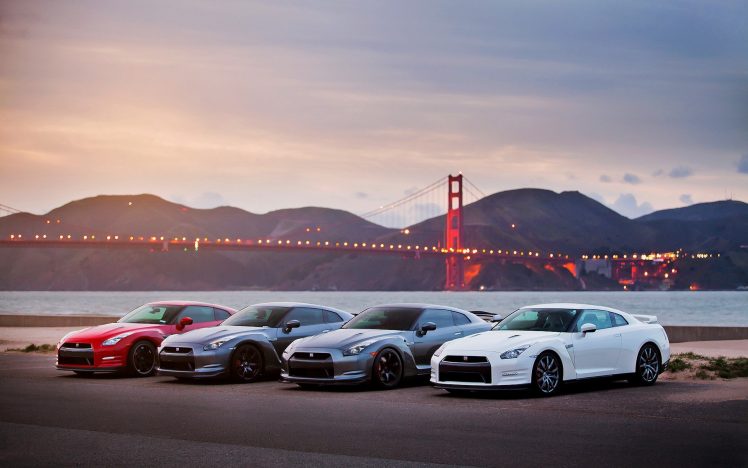 Nissan, Gt r35, Nissan GT R R35, Car, Golden Gate Bridge HD Wallpaper Desktop Background