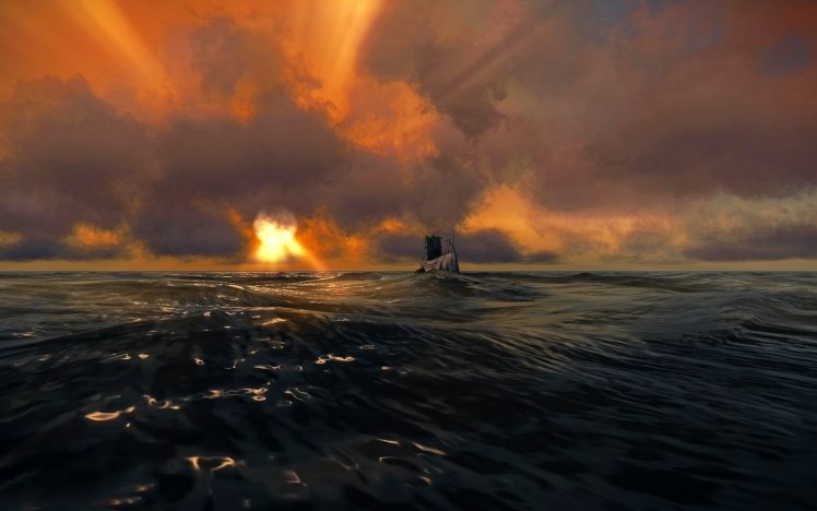 submarine, Video games, Sea, Silent hunter HD Wallpaper Desktop Background