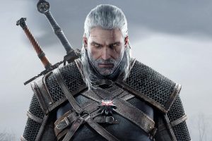 Geralt of Rivia, White hair, Men, The Witcher, Video games, Ultra wide, Sword, The Witcher 3: Wild Hunt