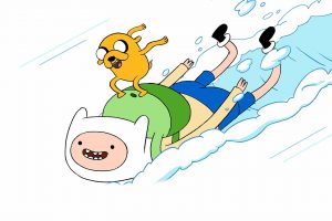 Finn the Human, Jake the Dog, Jake, Adventure Time, Snow
