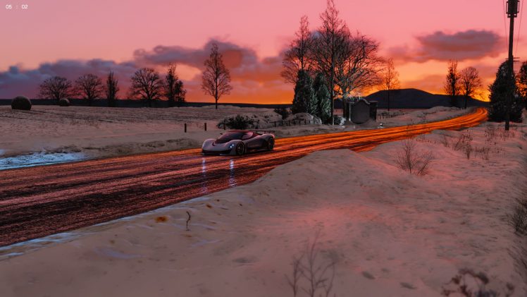 Mod, Grand Theft Auto V, Redux, Snow HD Wallpaper Desktop Background