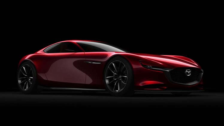 Mazda RX Vision Concept 2015, Mazda RX Vision, Concept cars, Car, Vehicle, Red cars HD Wallpaper Desktop Background