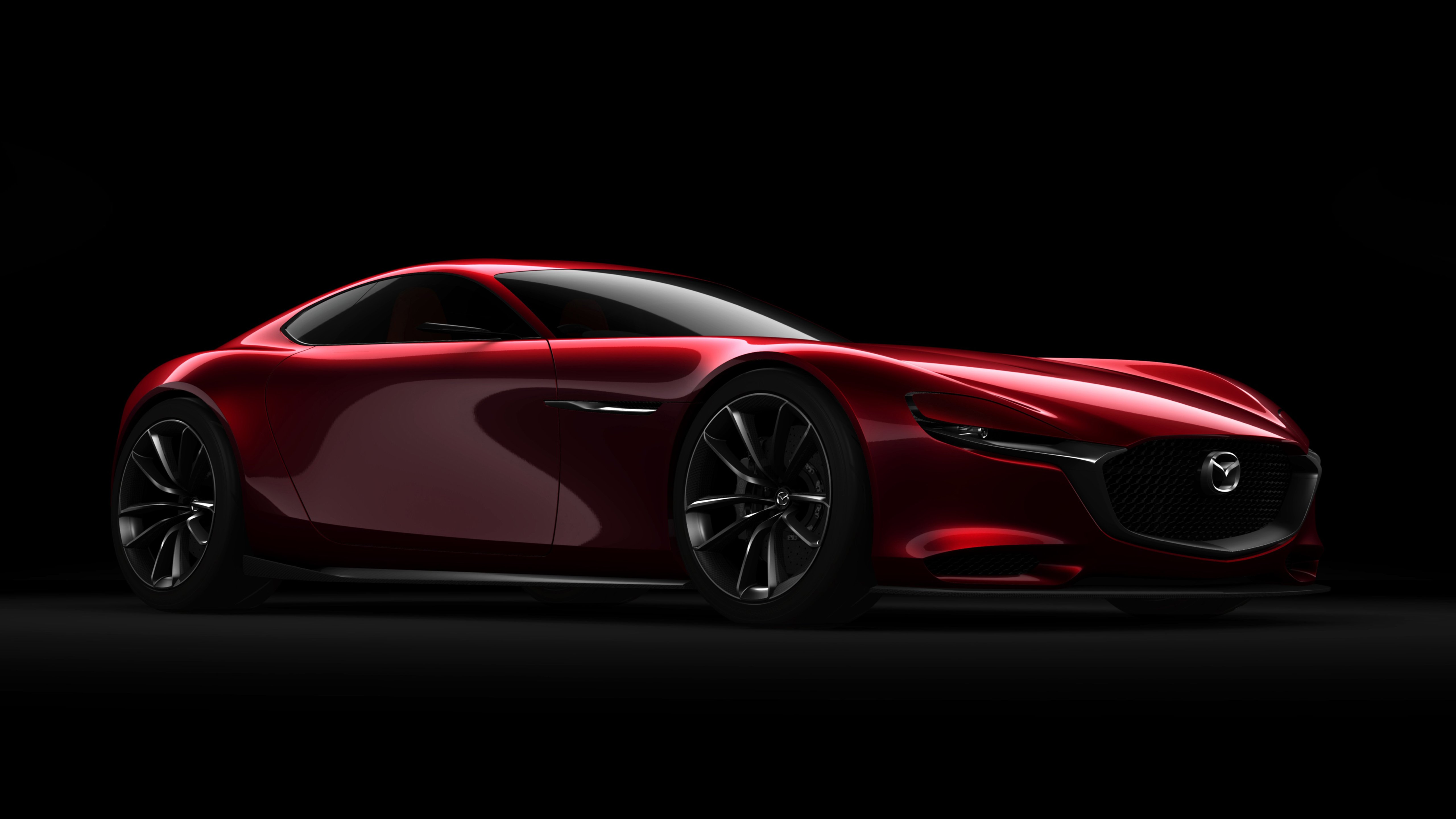 Mazda RX Vision Concept 2015, Mazda RX Vision, Concept cars, Car, Vehicle, Red cars Wallpaper