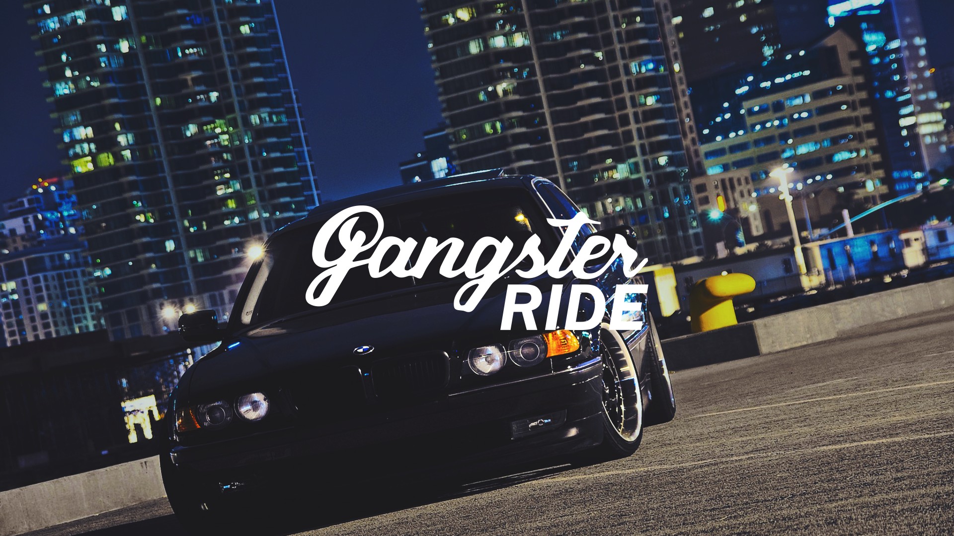 GANGSTER RIDE, Car, Tuning, Lowrider, BMW, Colorful Wallpaper