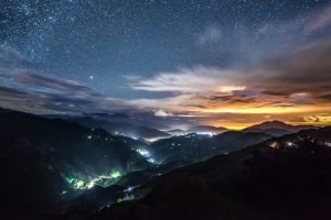 hehuanshan, Mountains, Taiwan, Night
