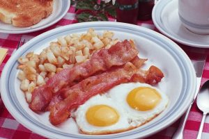 breakfast, Bacon, Eggs, Food, Bread