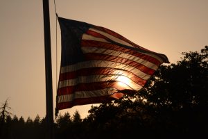 flag, American flag, Sunlight