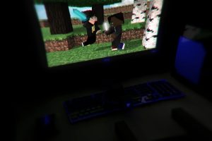 Minecraft, Digital art, Computer