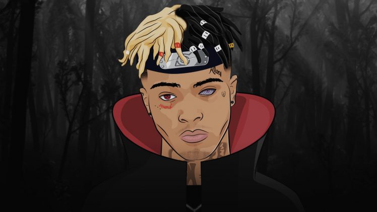 XXXTENTACION, Dyed hair, Naruto Shippuuden, Forest, Naruto akatsuki HD Wallpaper Desktop Background