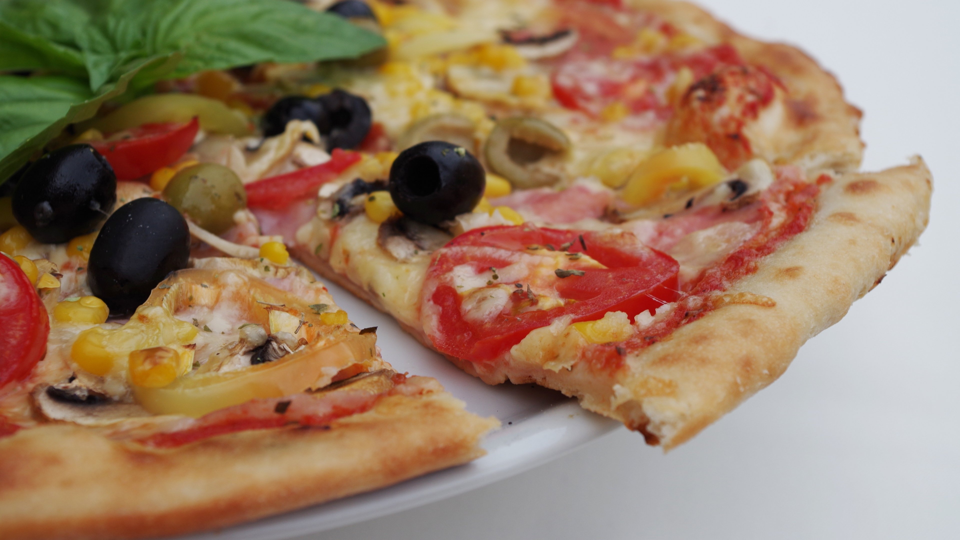 pizza, Food, Olives Wallpaper