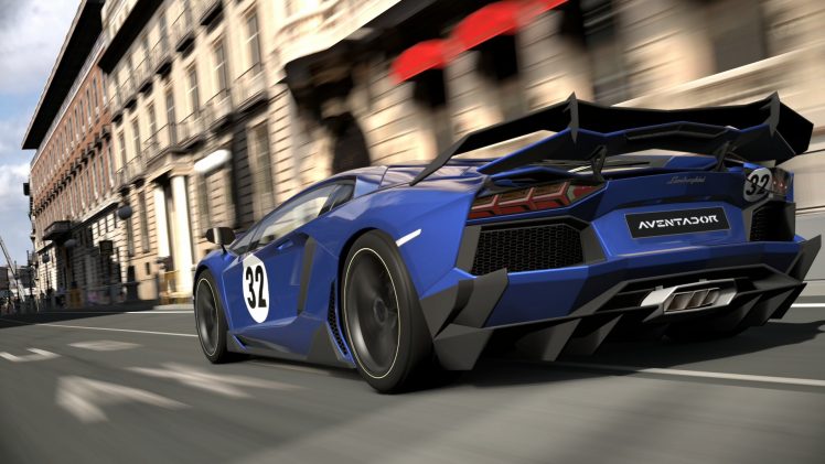 Gran Turismo 6, Lamborghini Aventador, Madrid, Valencia, Spain, Supercars, Car, Gran Turismo HD Wallpaper Desktop Background