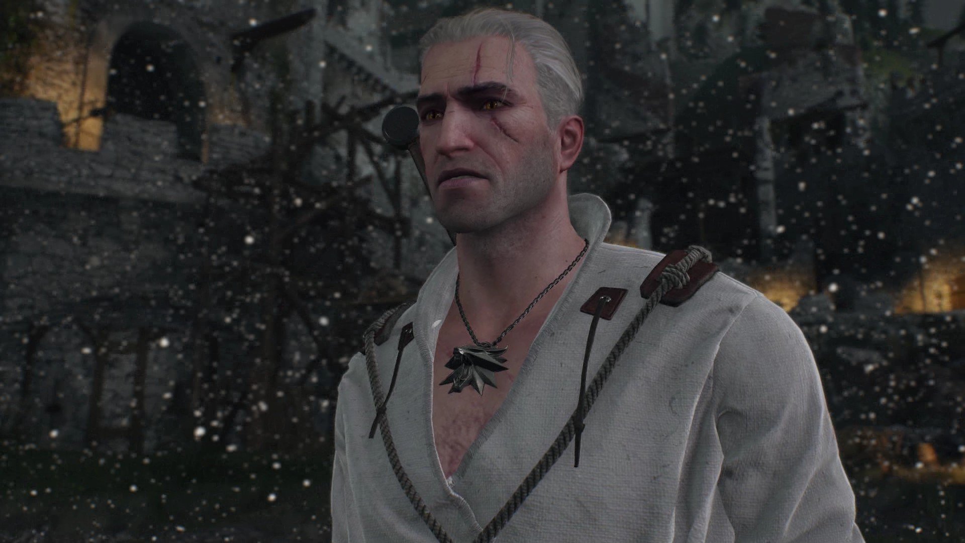 Geralt of Rivia, The Witcher 3: Wild Hunt, Shitpost Wallpaper