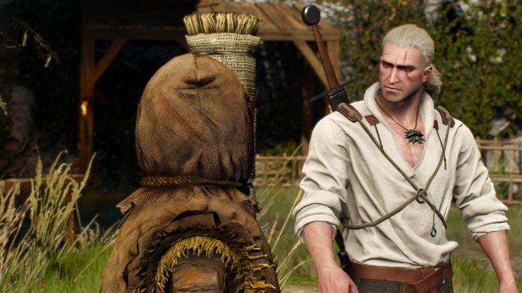 Geralt of Rivia, The Witcher 3: Wild Hunt, Shitpost HD Wallpaper Desktop Background